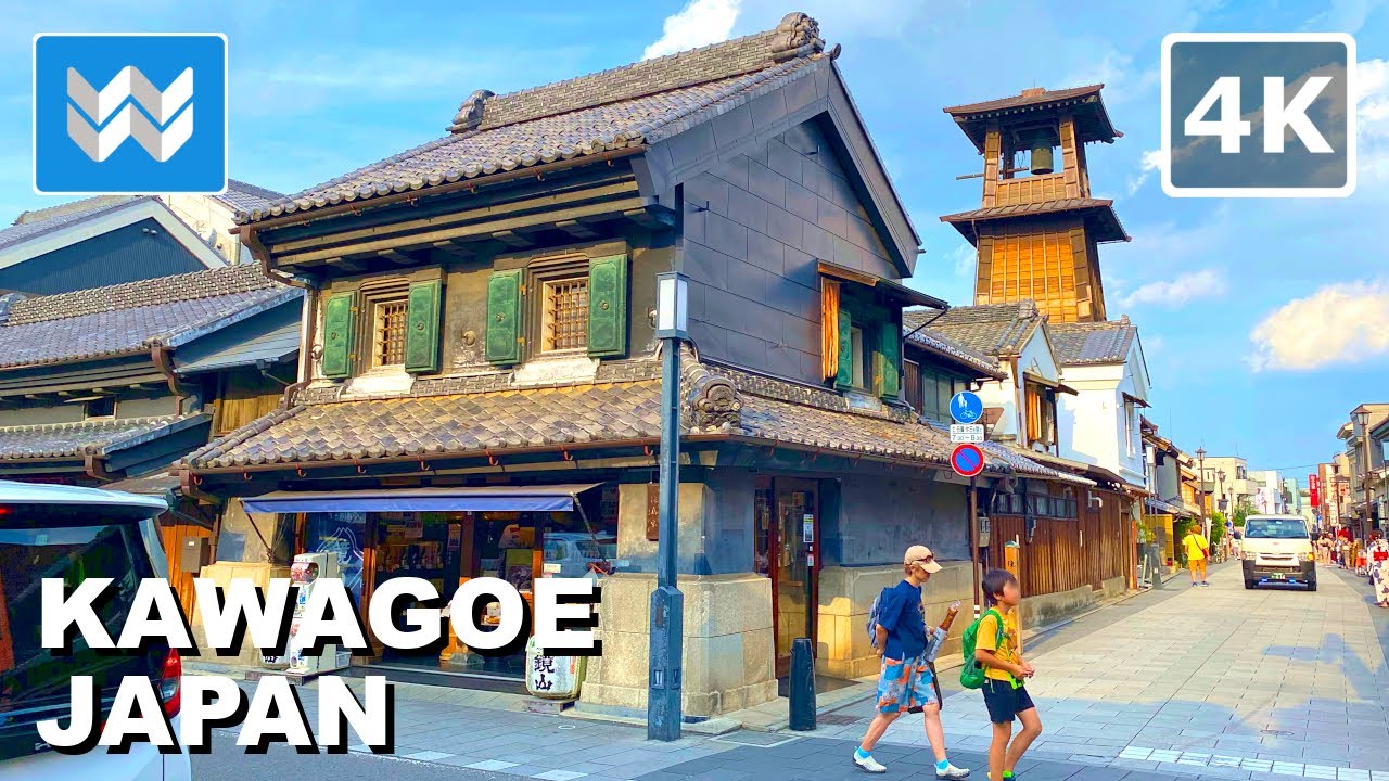 [4K] 川越 Kawagoe Old Town 'Little Edo' in Saitama Japan 🇯🇵 Walking Tour Vlog | Day Trip from Tokyo