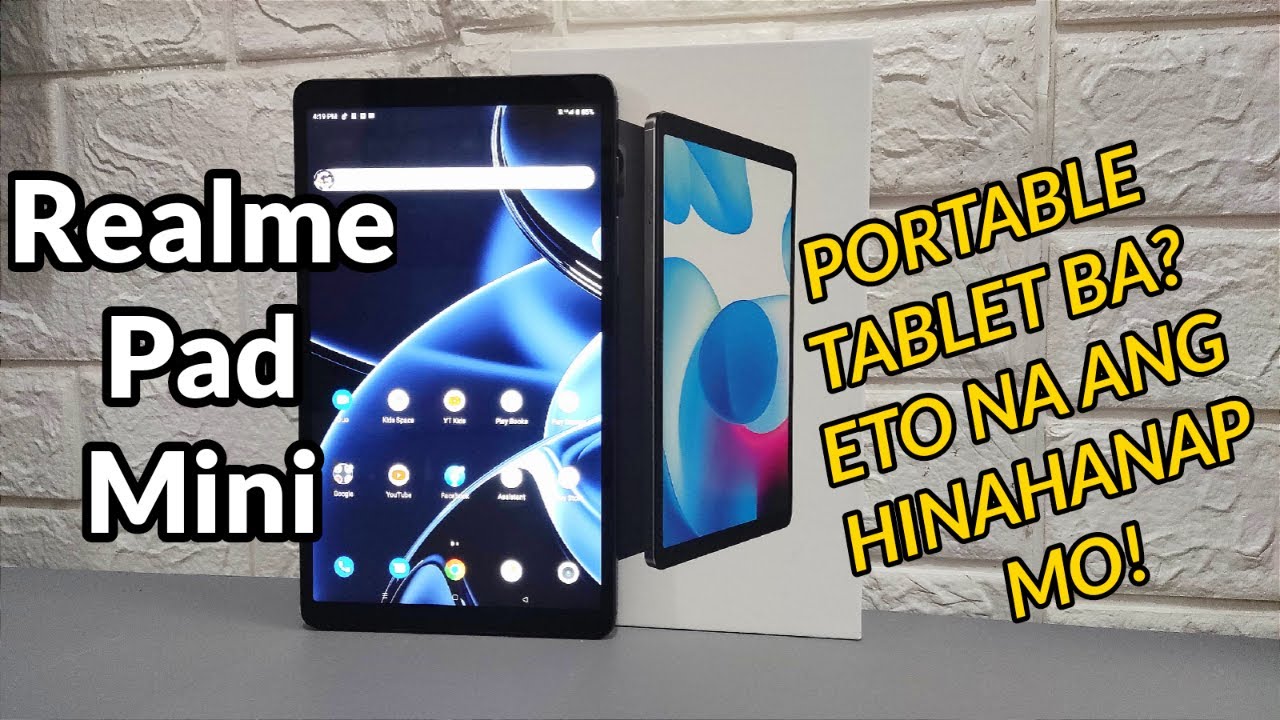 Realme Pad Mini Tablet Unboxing At Review Tagalog 1080p