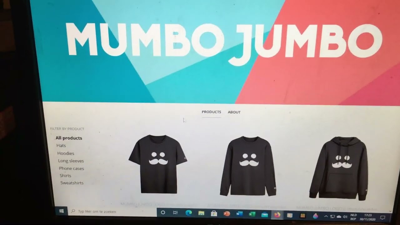 mumbo jumbo's limited merch