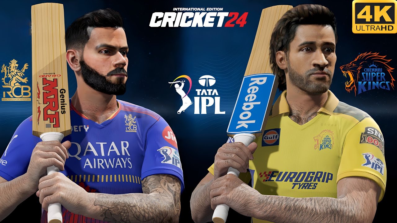 Cricket 24(PS5)Gameplay:IPL2024 Chennai Super Kings VS Royal Challengers Bangalore||Ar Games League