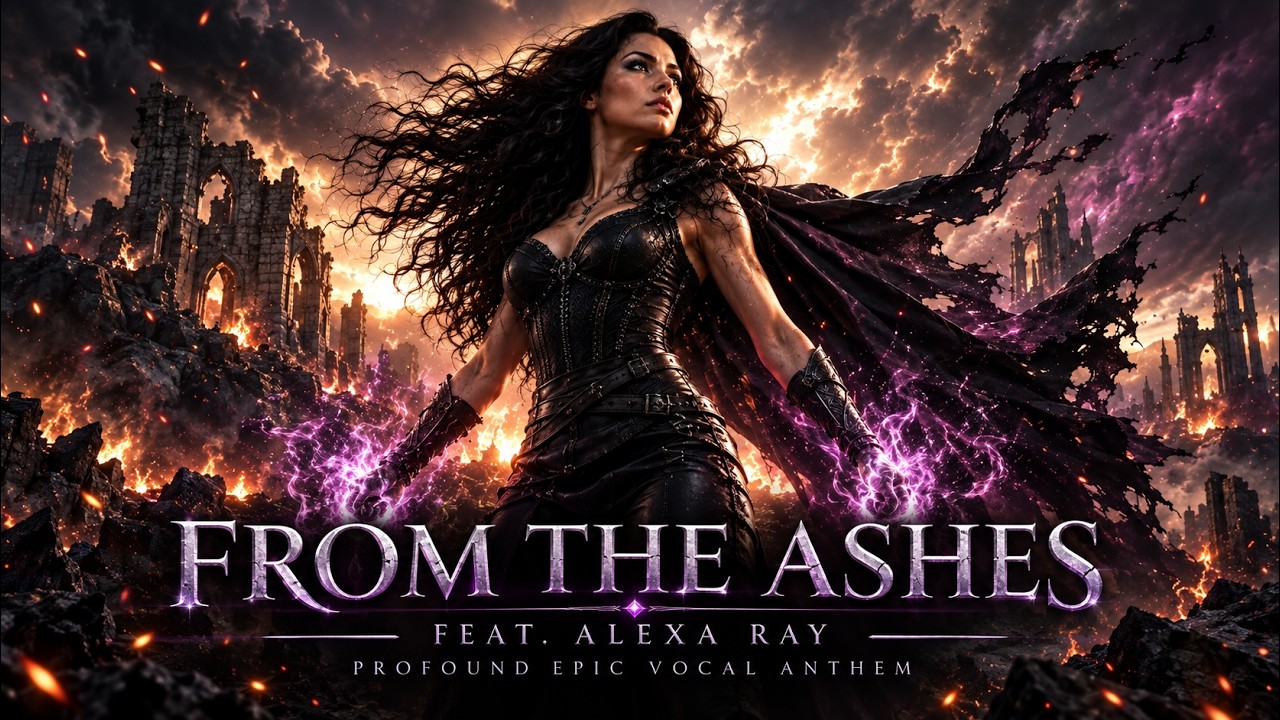 Atom Music Audio - From the Ashes ft. Alexa Ray | Powerful Epic Vocal Anthem for Rebirth & Strength