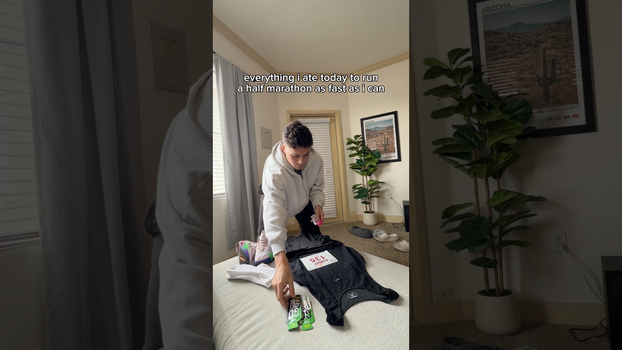 Всё, что я съел сегодня, чтобы пробежать полумарафон