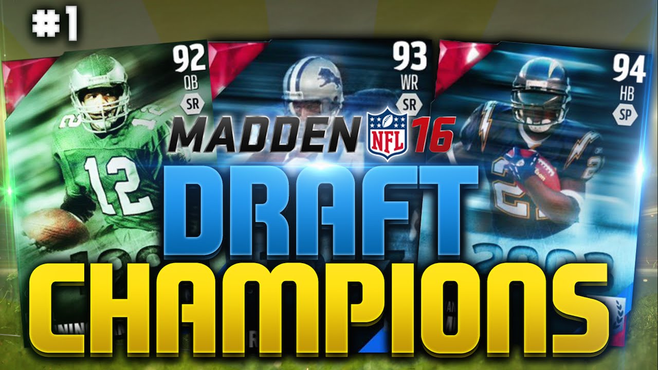 BEST TEAM EVER?! Madden 16 Draft Champions vs Cookieboy & Shake! Ep. 1