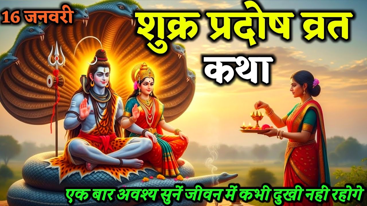 शुक्र प्रदोष व्रत कथा | Shukra Pradosh Vrat Katha | Pradosh Vrat Katha|Pradosh ki katha January 2026
