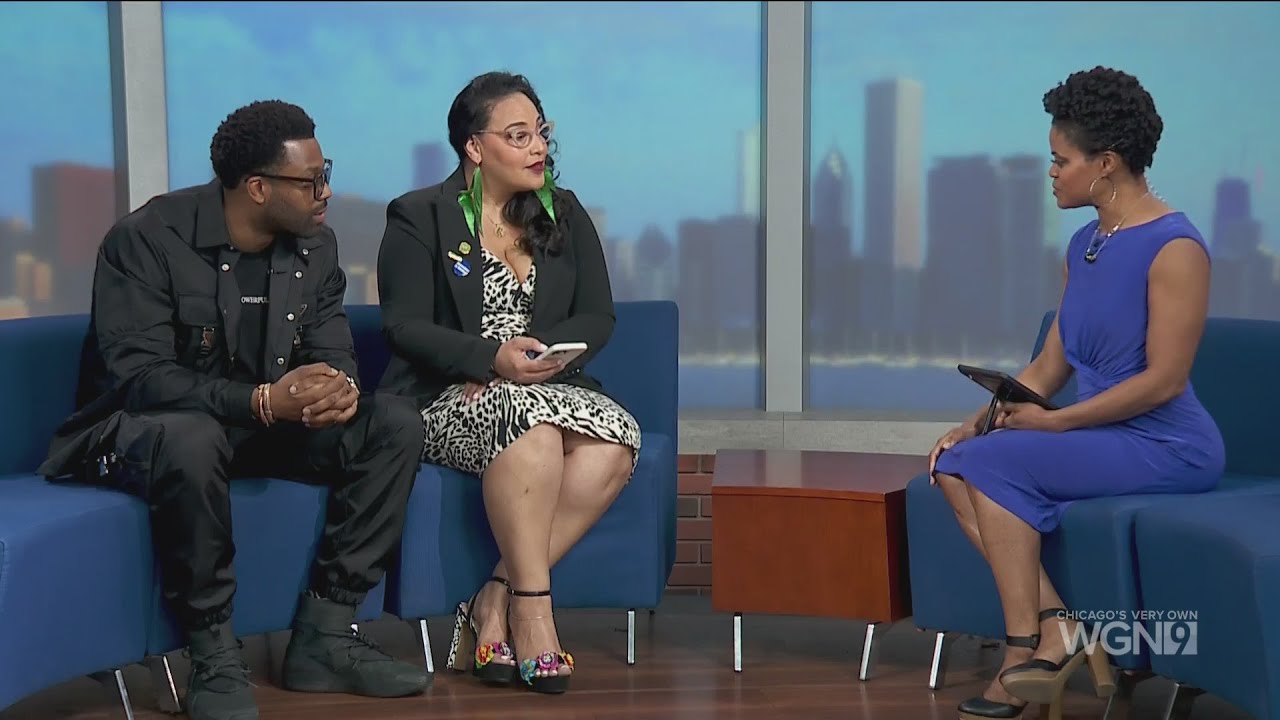 WGN People to People - Spoken word artists Leslé Honoré and LaRoyce Hawkins perform
