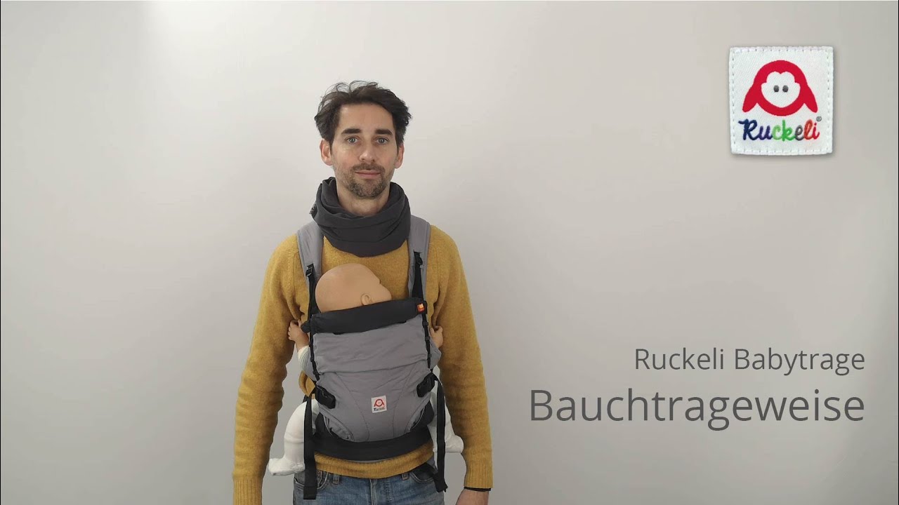 Ruckeli Babytrage - Bauchtrageweise