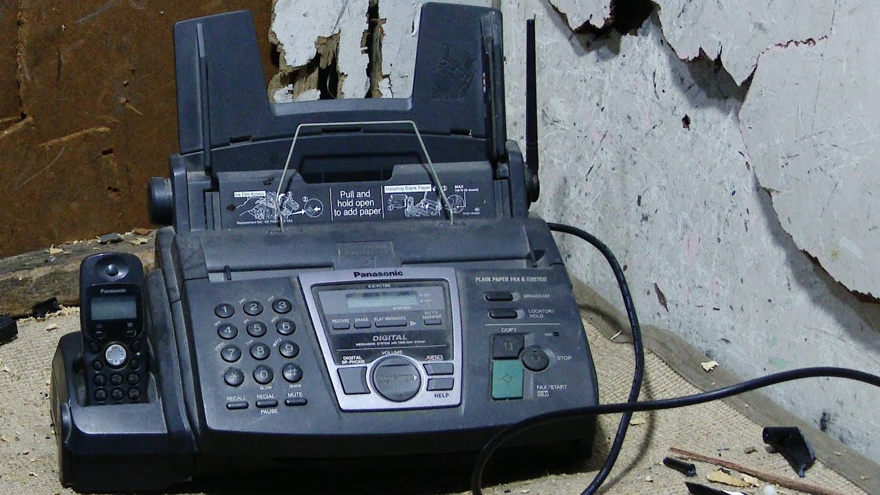 Smash Vintage Panasonic Fax