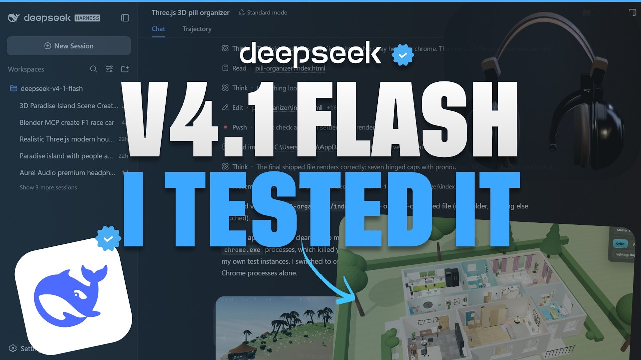 Тестирование DeepSeek V4.1 Flash &mdash; проверяем возможности нейросети с открытым исходным кодом