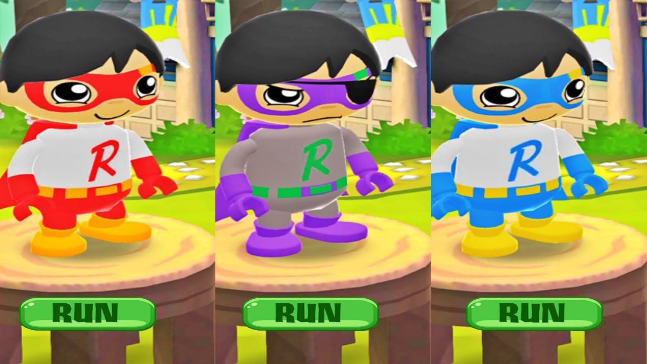 Tag with Ryan Dark Titan vs Red Titan vs Blue Titan All Characters Unlocked All Costumes Combo Panda