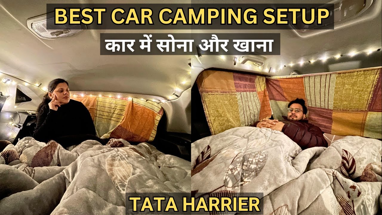 TATA HARRIER ko banaya MOTOR HOME ⎜car camping ⎜Jammu & kashmir ⎜seek with sagar @Himachali Couple