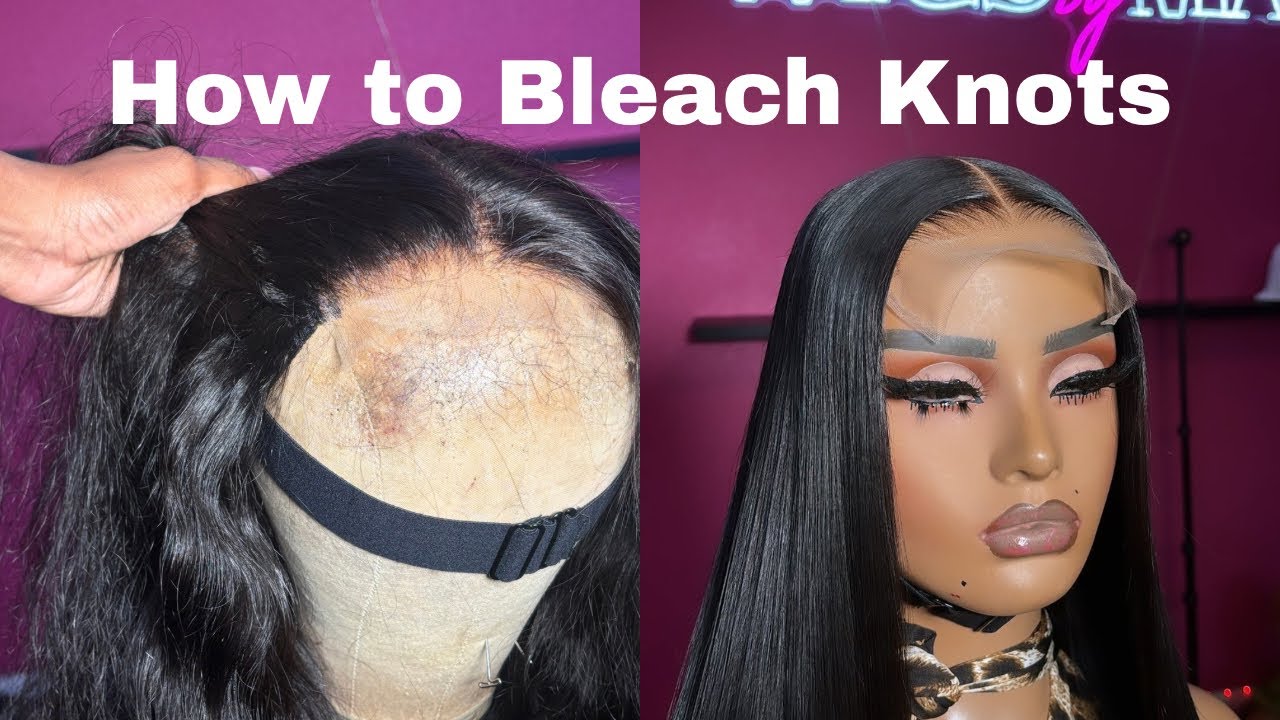 How to Bleach Knots on a Wig | Beginner Friendly Step by Step Tutorial 