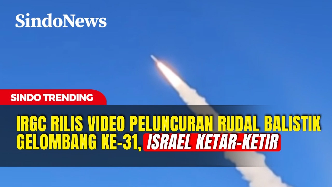 TERBARU! IRAN Rilis Video Peluncuran Rudal Gelombang ke-31 Operasi True Promish 4  | Sindo Trending