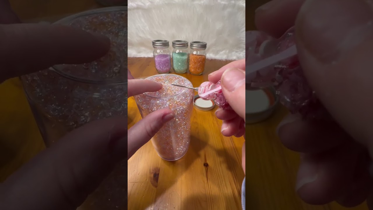 Let’s create a diamond filled filled tumbler