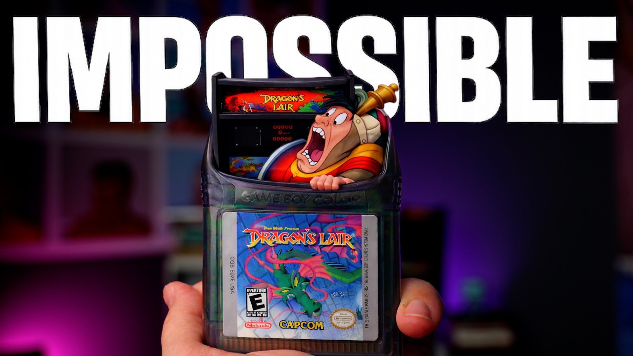 Как Dragon&rsquo;s Lair уместилась на Game Boy Color?! | Самый невозможный порт для GBC за всю историю