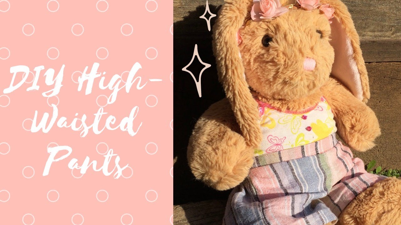 How to Make High-Waisted Pants for a Stuffed Animal