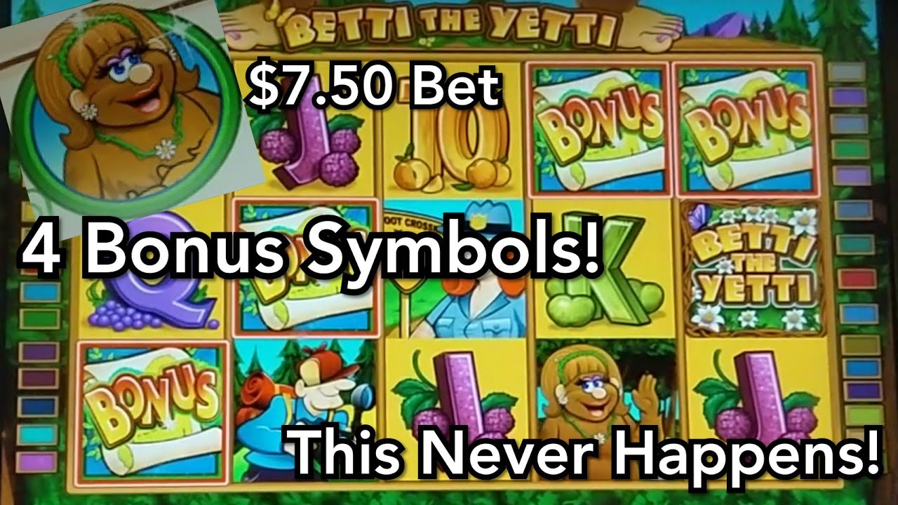 4 Bonus Symbols on High Limit Betti The Yetti 😱  + Wonder Wizard Retrigger: Big Multipliers Please!