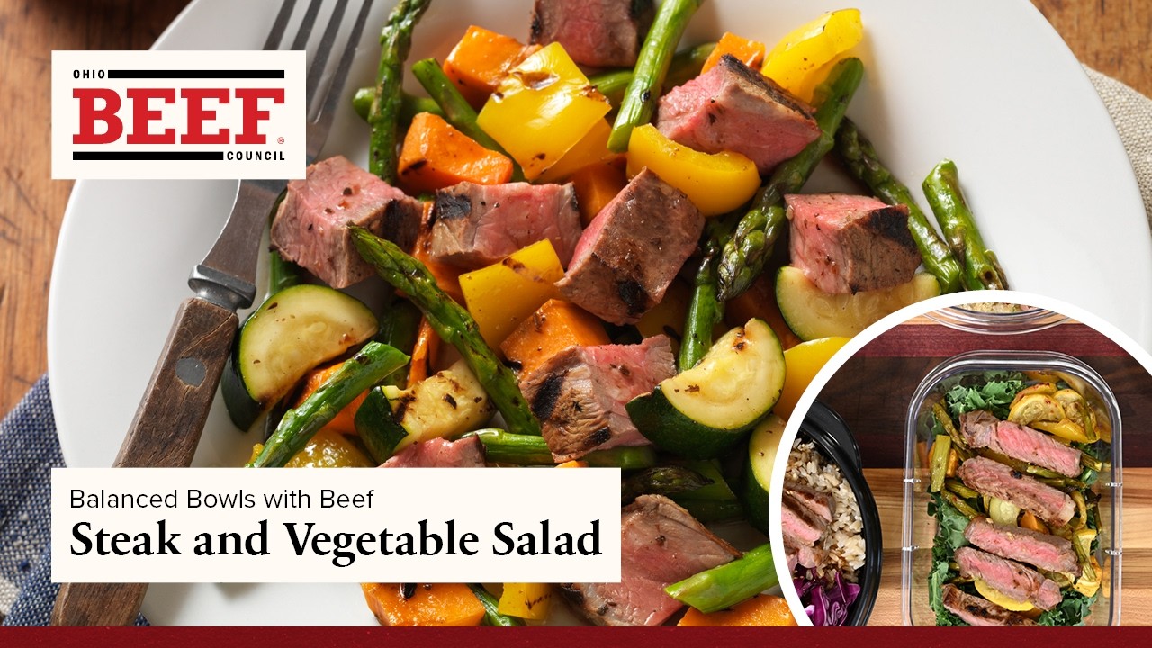 Balanced Bowl: Steak & Vegetable Salad