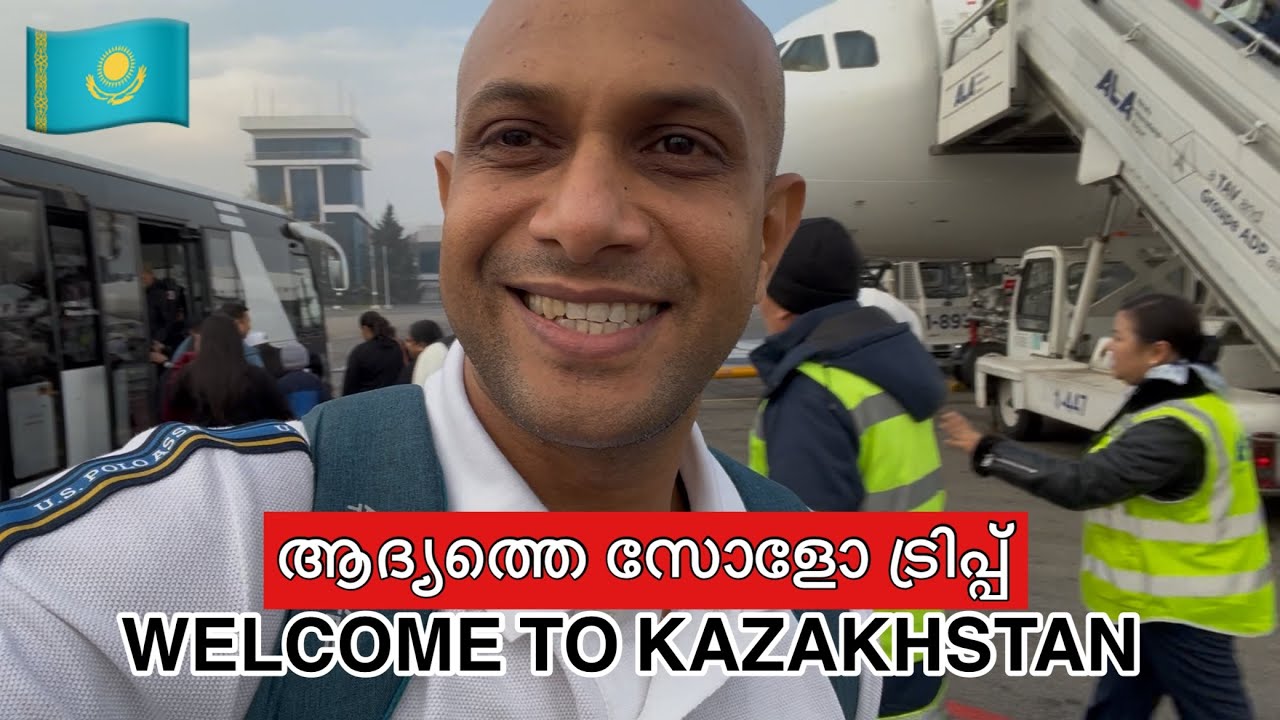 My first solo Trip to Kazakhstan malayalam vlog | Almaty | Day 1 