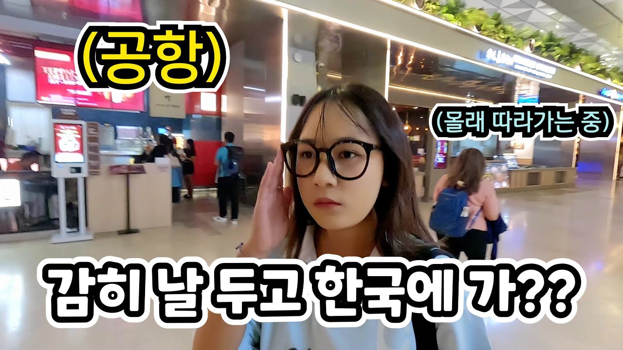 인도네시아 수아가 혼자 한국가는 오빠를 몰래 따라온 이유.. (ft. 부모님도 수아보고 집에 오라고 하시네요)