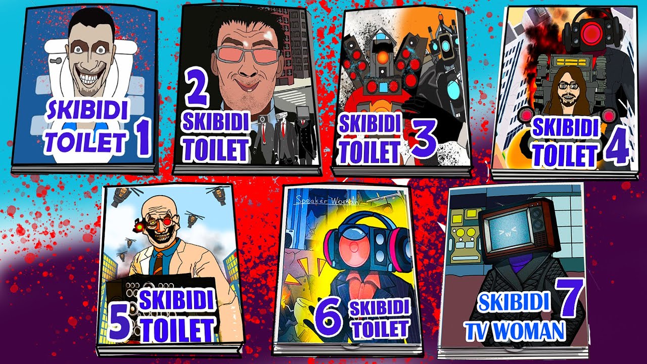 All GAME BOOK 🚽 SKIBIDI TOILET 1-2 Credits @DaFuqBoom  (all episodes)