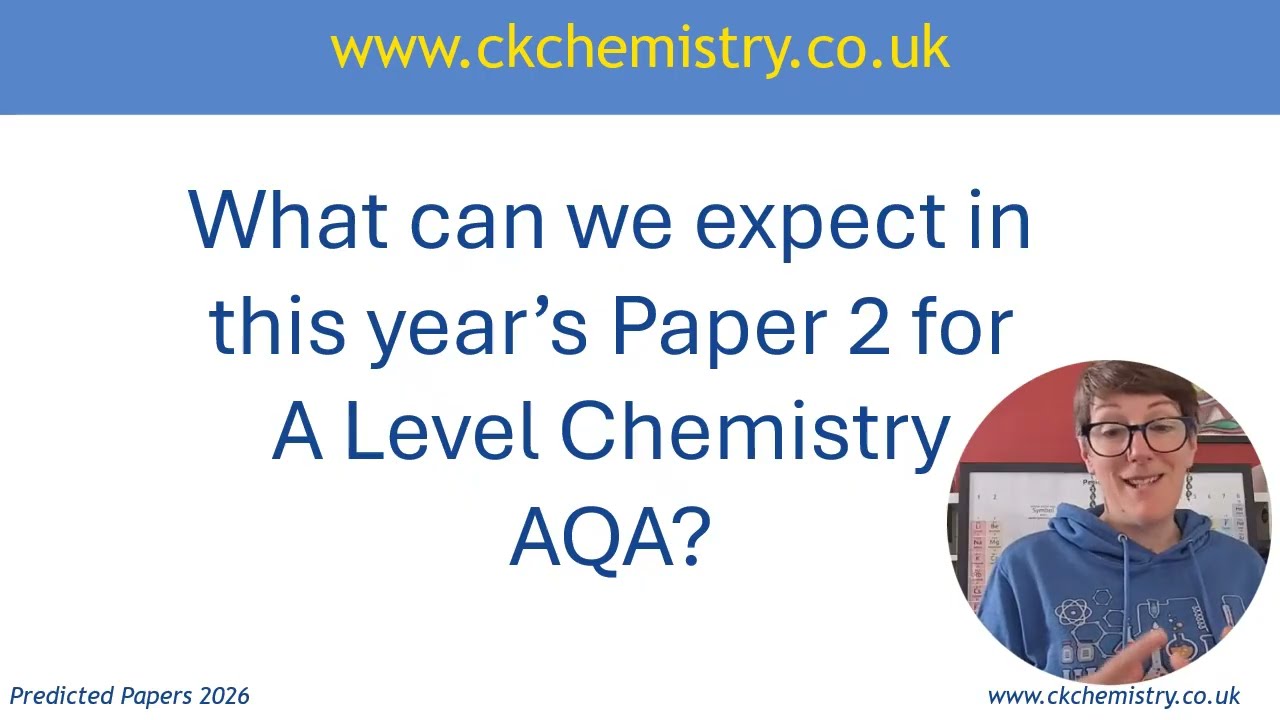 Химия A-Level 2026: Прогноз по PAPER 2 (AQA) | Наиболее вероятные темы + советы по подготовке