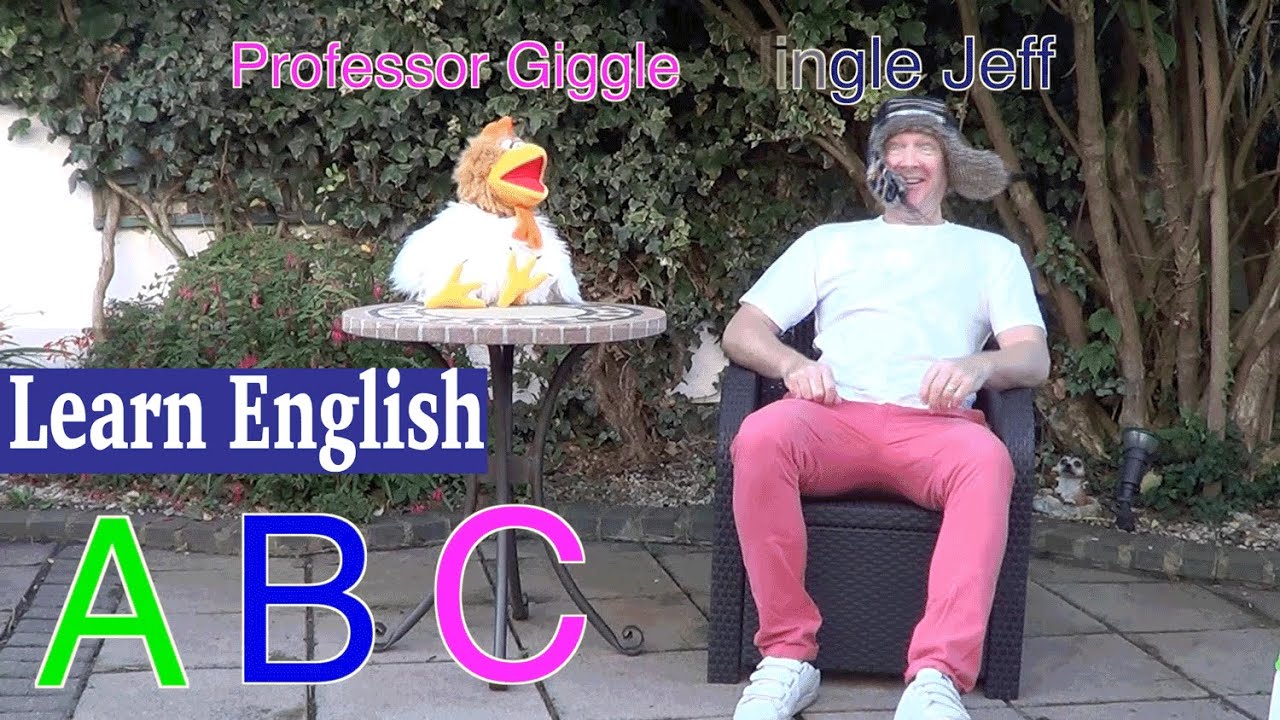 Learn-English with The Alphabet Song. Funny ABC song for children. 