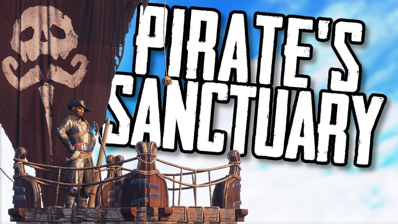 PIRATE'S SANCTUARY! - Conan Exiles Speed Build - Isle of Siptah