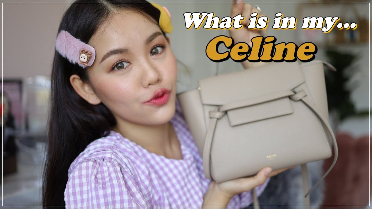 What is in my Celine Belt Bag เปิดกระเป๋า 2020 พร้อมสู้ไวรัส | Wonderpeach