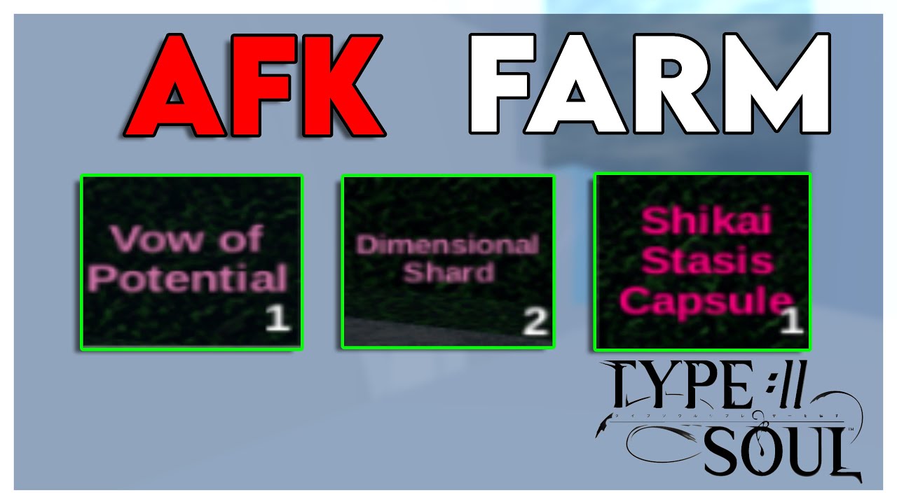 How to AFK FARM Mythical Items in Type Soul