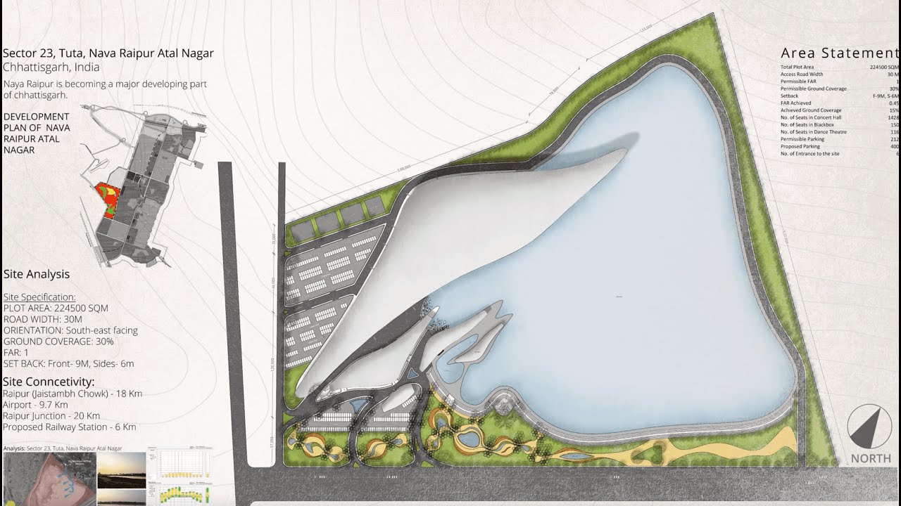 Architectural Thesis | Performing Arts Centre Emphasising on Acoustical Parameters | NIT Raipur
