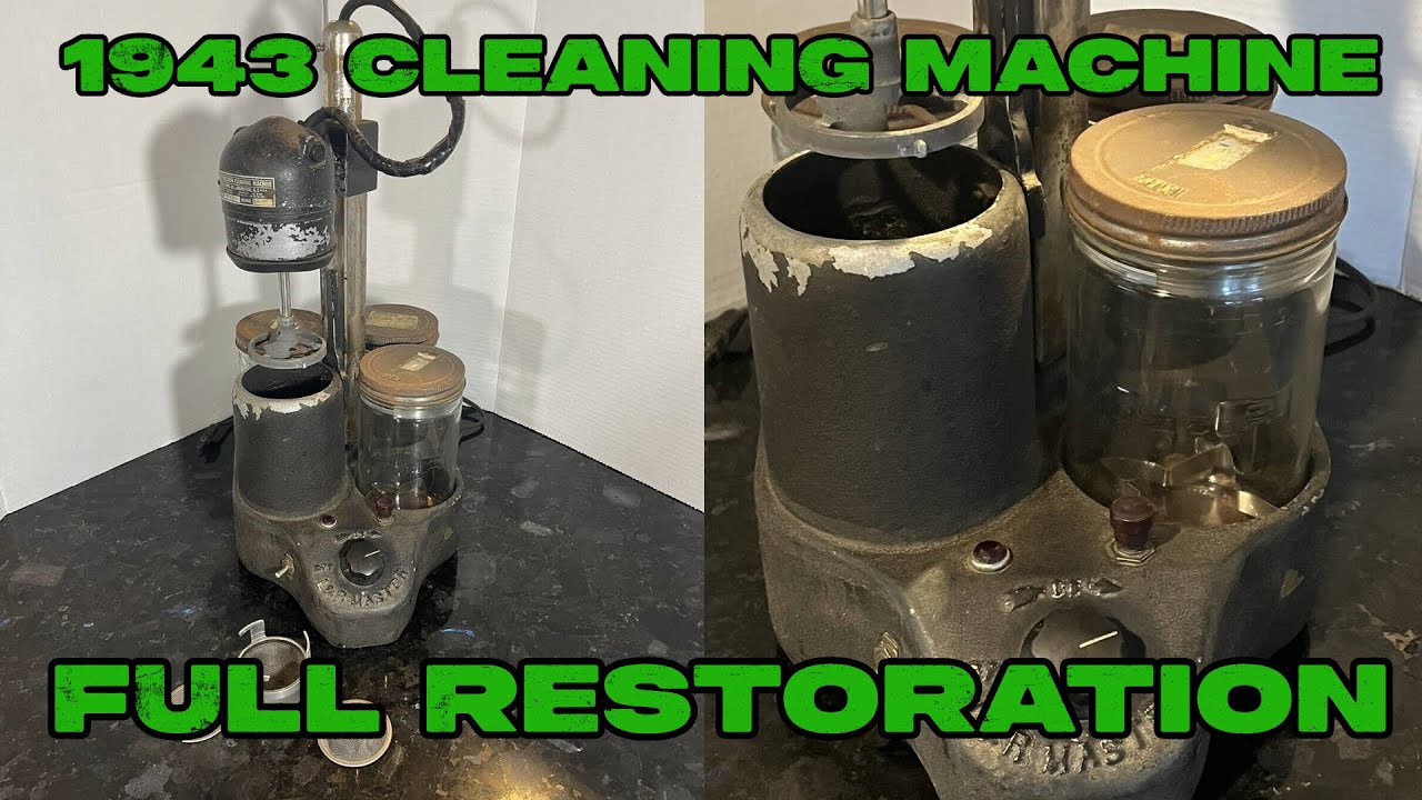 RARE 1940s L&R Watch Cleaning Machine Restoration