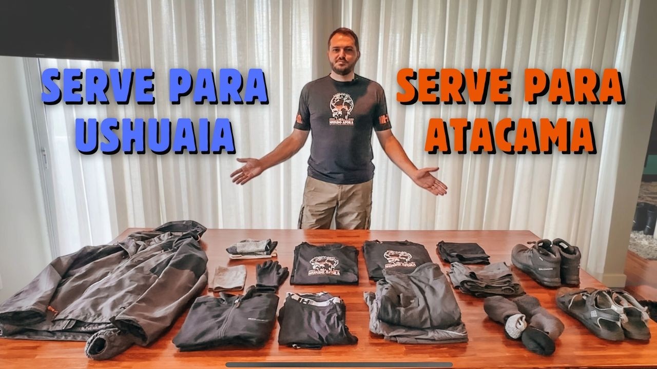 Que ROUPAS levar para uma VIAGEM longa de MOTO com climas extremos