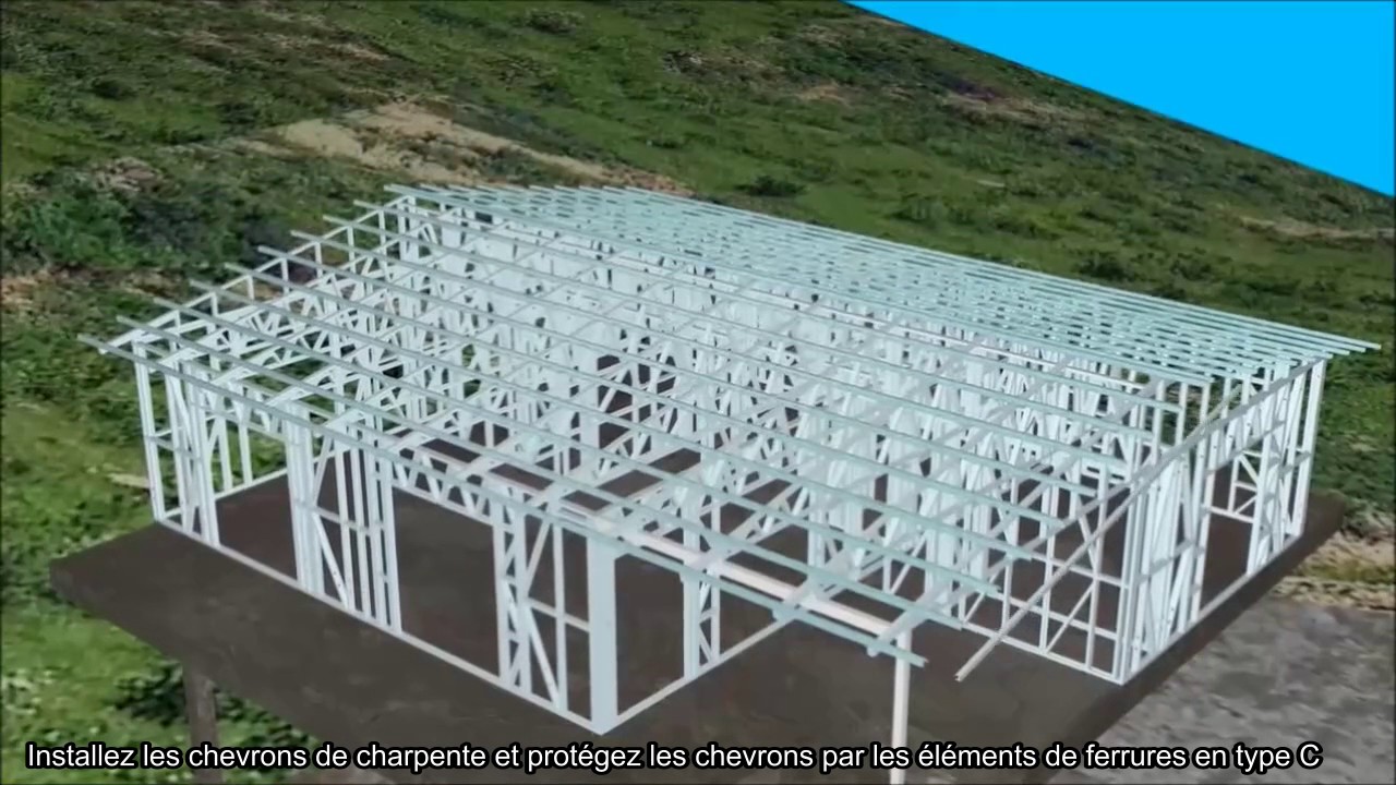 The Installation of Light Steel Villa