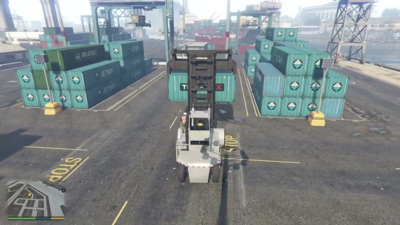GTA V story mode (Scouting The Port) Mission 22