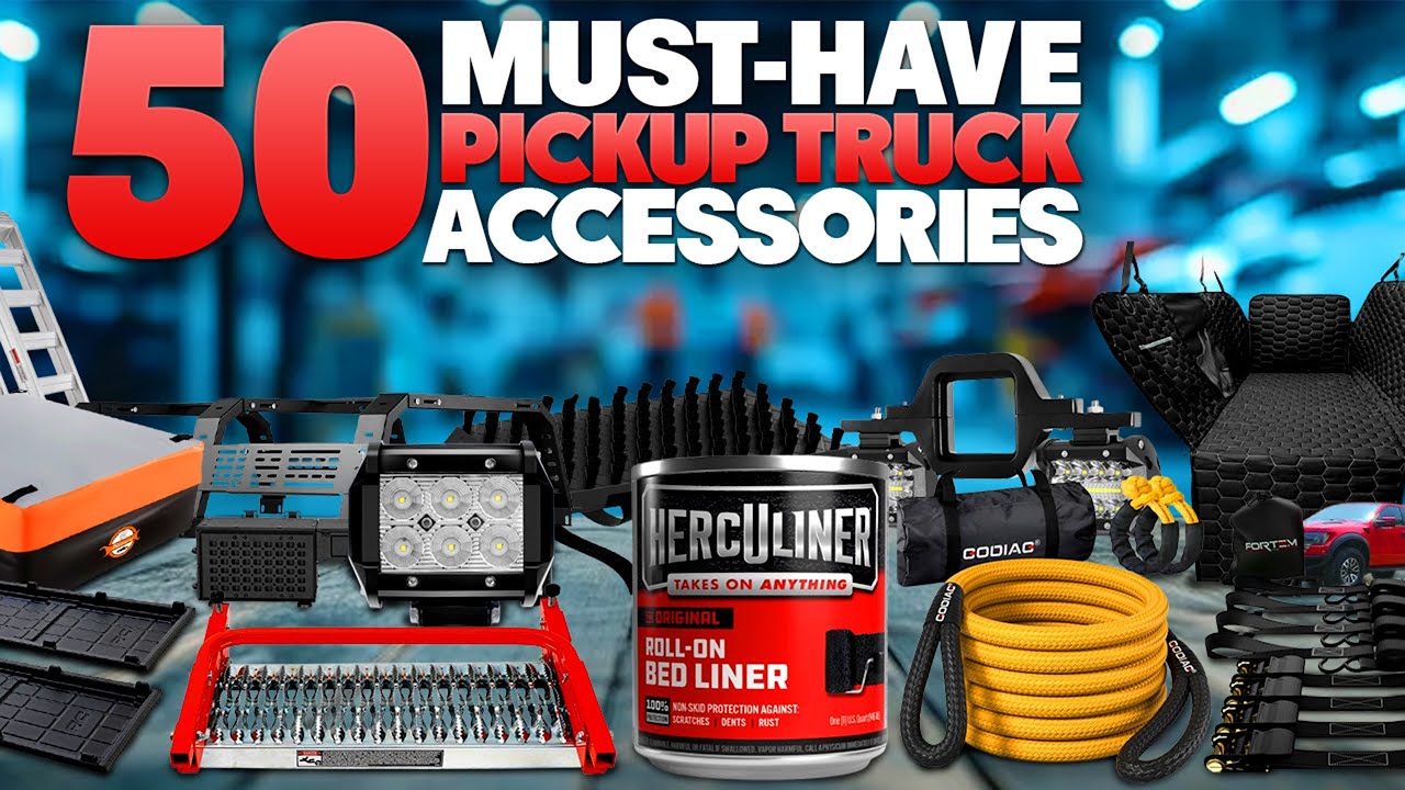 50 Must-Have Pickup Truck Accessories on Amazon That Every Truck Owner Needs Instant