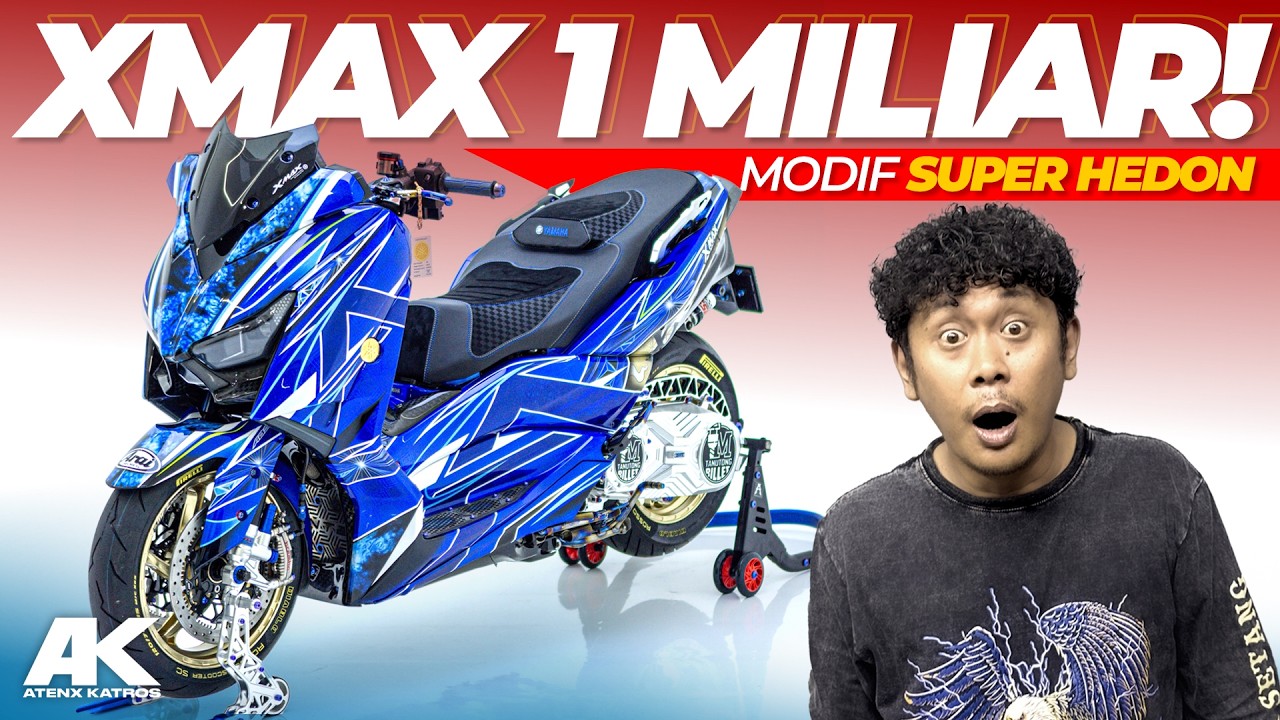 XMAX TERHEDON !!! Modifikasi XMAX Pake Emas Habis 1 Milyar #AtenxKatros