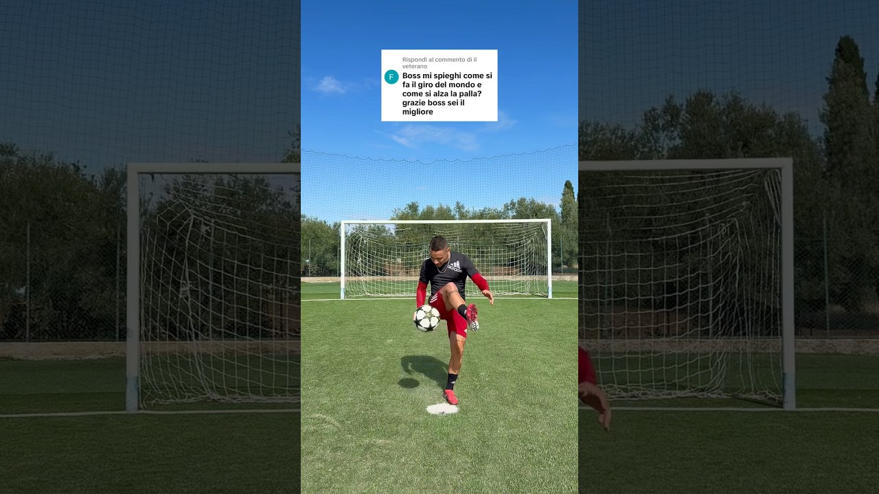 Tutorial GIRO DEL MONDO! ⚽️🌎 #ilbossdelfreestyle