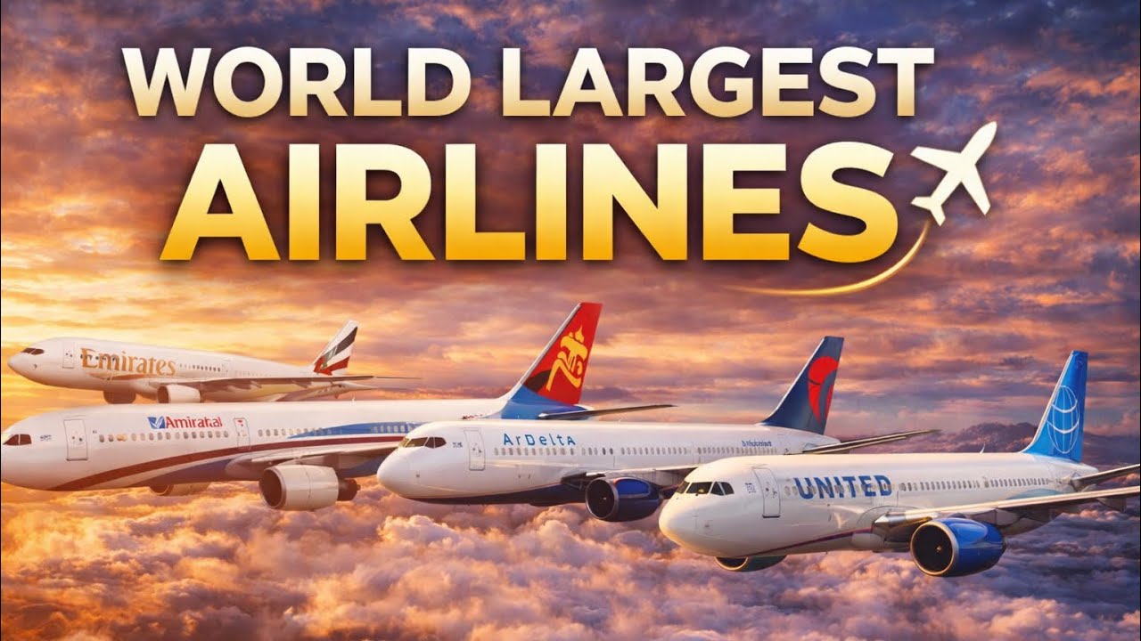 World’s Most Powerful Airlines by Fleet Size ✈️ #usa #comparison 