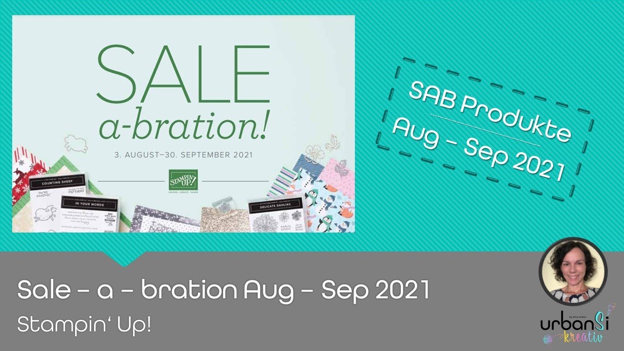 Vororder Sale-a-bration Aug-Sep 2021 Stampin' Up!