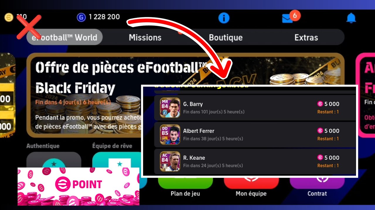 COMMENT acheter des JOUEURS avec les POINTS EFOOTBALL en wolof