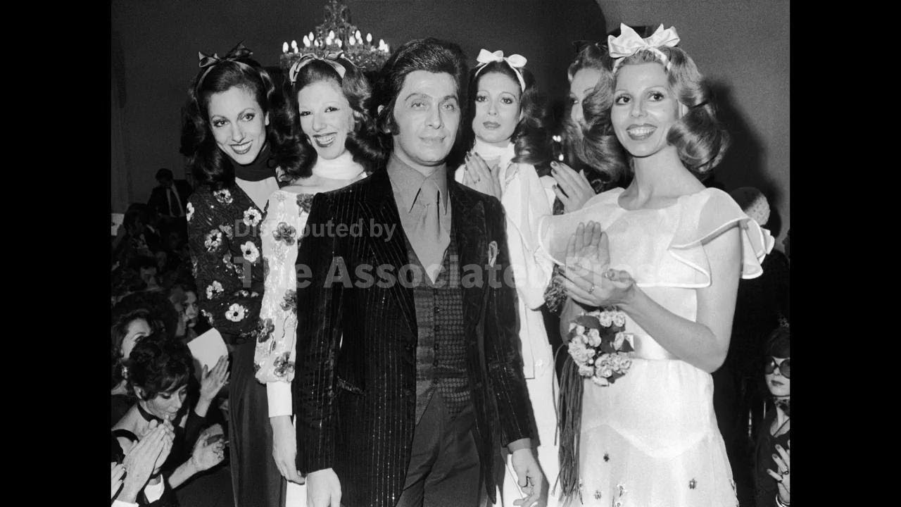 Early photographs of designer Valentino, who has died aged 93