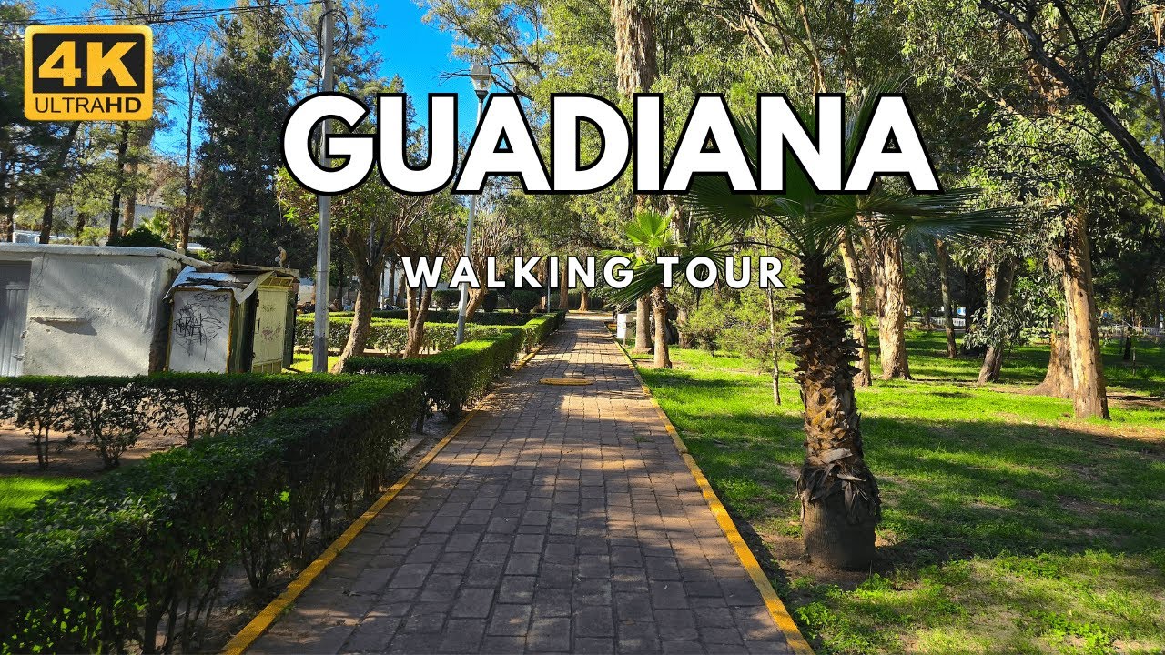 Durango 4K | Parque Guadiana | Walking Tour