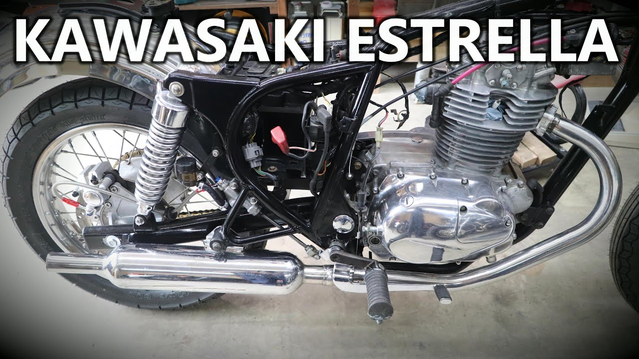 【レストア】エストレヤのボロボロに錆びたマフラーを磨いて取付ける No.21
