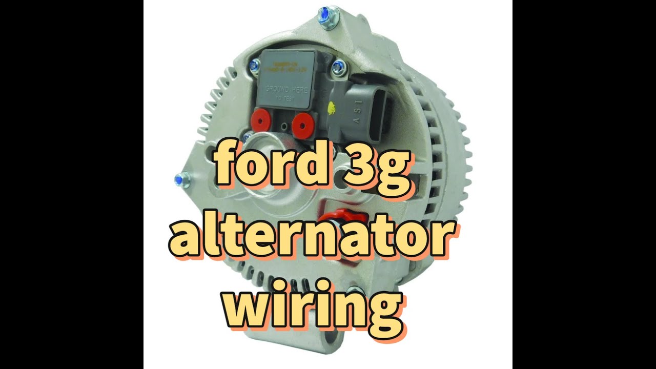 Проводка генератора Ford 3G с лампочкой или резистором