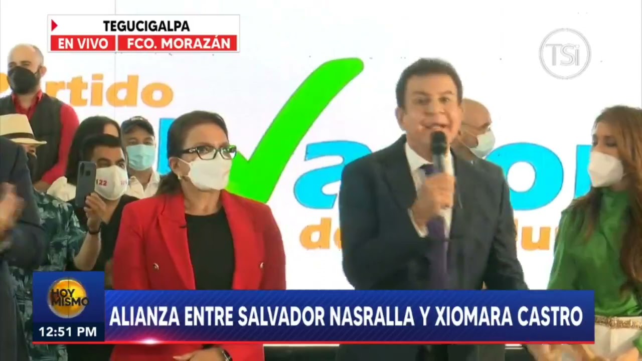 Alianza Libre y PSH: Declaraciones de Salvador Nasralla