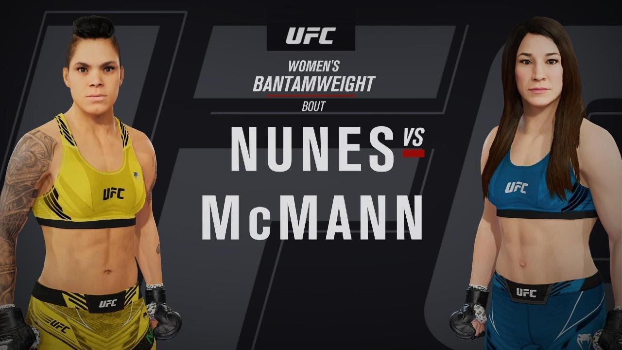 Amanda Nunes vs Sara McMann 👀👊🤼🔥 | EA SPORTS UFC 4