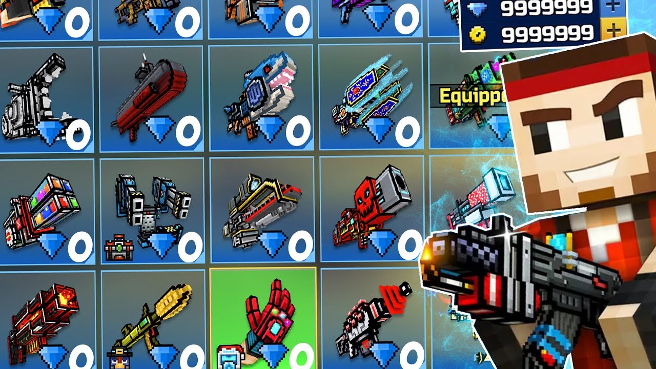 *FREE* PIXEL GUN 3D 16.3.0 HACK! ALL Event Guns & Attachments (Android/iOS) MAX Level & More!