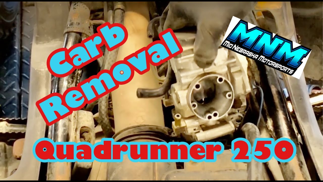 Suzuki Quadrunner 250 LTF250 Carburetor Removal - How to Remove the Carb to Rebuild