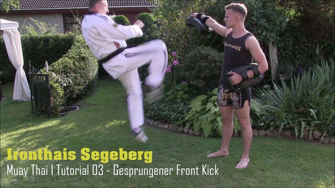 Kampfsport - Tutorial 03: Gesprungener Front Kick (HD/Canon Legria HF G25)