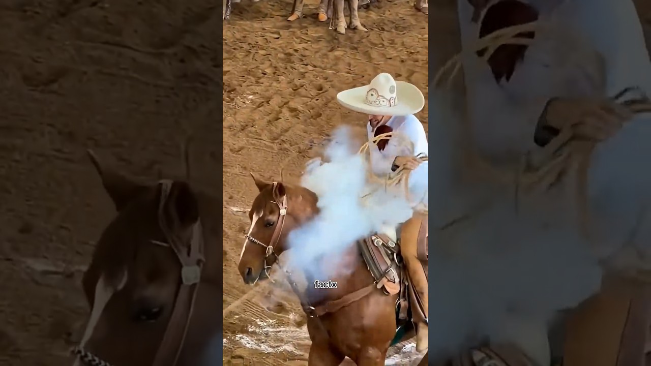 Why Cowboys Hand Releasing Smoke ?